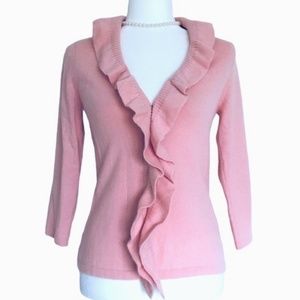 J.McLaughlin Pink Cashmere Cardigan Raffle